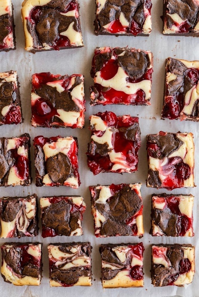 Cherry Cheesecake Brownies